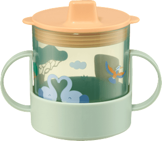 Trinklernbecher orange/grün, xx ml babylove