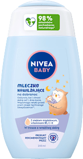 Mleczko nawilżające na dobranoc NIVEA BABY