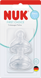 Trinksauger First Choice Silikon Gr. S, von Geburt an NUK