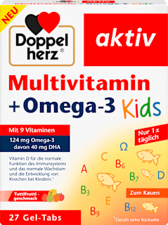 Multivitamin + Omega 3 Kids Doppelherz