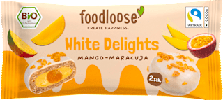 Fruchtkugeln White Delights Mango-Maracuja foodloose