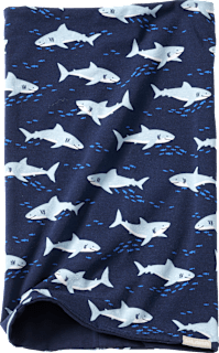 Loop Schal Pro Climate mit Hai-Muster, blau ALANA