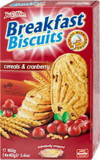 Čajno pecivo s žitaricama i brusnicom Koestlin