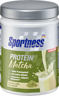 Pudră proteică cu aromă de matcha latte Sportness
