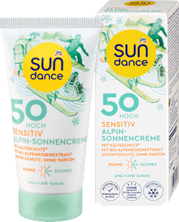 Cremă de protecție solară Alpin Sensitive cu protecție împotriva frigului SPF 50 SUNDANCE