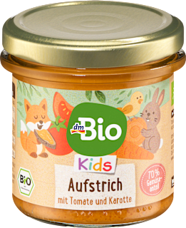 Brotaufstrich Kids Tomate Karotte ab 3 Jahren dmBio