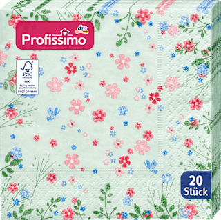 Великденски салфетки Цветно поле, 25 x 25 cm Profissimo