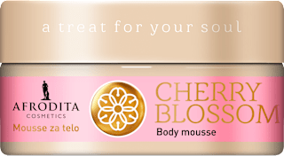 BODY HUGS CHERRY BLOSSOM mousse za telo AFRODITA