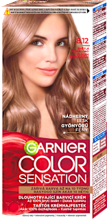 barva na vlasy Světlá Roseblond 8.12 GARNIER Color Sensation