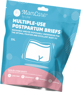 Popôrodné nohavičky, veľ. 2XL - biele MomCare