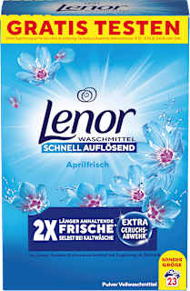 Vollwaschmittel Pulver Aprilfrisch Lenor