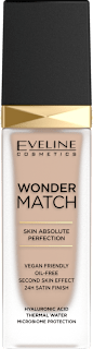 Wonder Match tekući puder – 12 Light Natural EVELINE COSMETICS