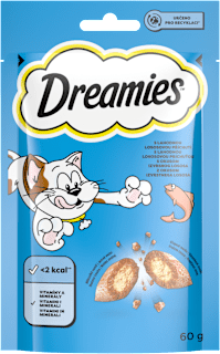 pochoutka pro kočky s lososovou příchutí Dreamies