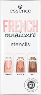 French Manikür Schablone 01 Walk The Line essence