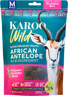Przekąski treningowe dla psów z antylopy afrykańskiej z rozmarynem KAROO Wild
