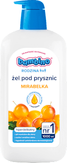 Żel pod prysznic o zapachu mirabelki bambino