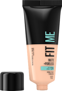 Foundation Fit Me Matte + Poreless 102 MAYBELLINE NEW YORK