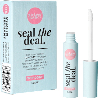 Künstliche Wimpern Top Coat Seal The Deal Clear GirlGotLashes