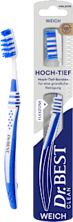 Zahnbürste Hoch-Tief weich Dr. BEST