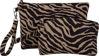 Kosmetiktasche Set Zebramuster manòu