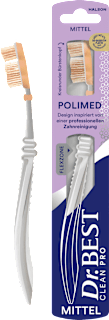 Zahnbürste Professional Polimed mittel sortiert Dr. BEST