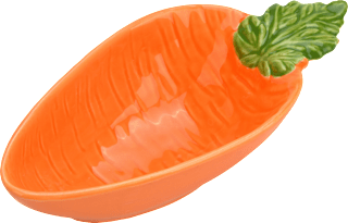 Keramikschale Karotte, orange-grün Dekorieren & Einrichten