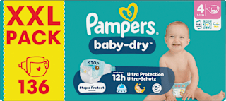 Windeln Baby Dry Gr. 4 (9-14 kg) XXL Pack Pampers