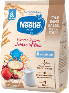 Kaszka mleczno-ryżowa jabłko-wiśnia, po 8. miesiącu życia Nestlé