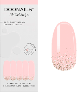 UV Nagelfolien Gold Glitter Ombre Doonails