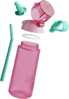 Borraccia Click Bottle Shrimp Pink air up