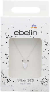 Ogrlica s srčkom, srebro 925 ebelin