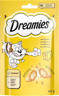 Dopolnilna hrana za mačke - prigrizek s sirom Dreamies