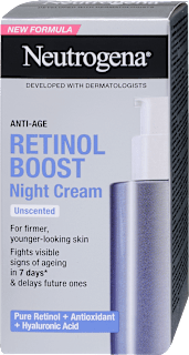 Retinol Boost arckrém éjszakai retinollal és hialuronsavval Neutrogena