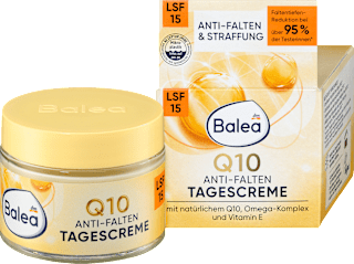 Дневен крем Q10 против бръчки SPF 15 Balea