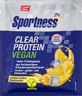 Veganske bjelančevine Clear Protein – okus ledenog čaja od limuna Sportness