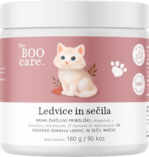 Prehransko dopolnilo za ledvice in sečila za mačke the BOO care