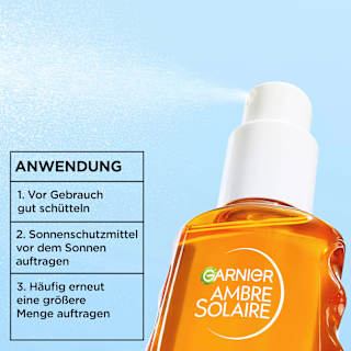 Sonnenspray sensitiv expert+ hydrating sun water, LFS 50 Garnier Ambre Solaire