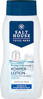 Körperlotion Totes Meer Mineralien & 5% Urea, Reisegröße Salthouse