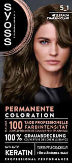 Haarfarbe Permanente Coloration 5_1 Hellbraun Syoss