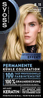 Haarfarbe Permanente Coloration 8_11 Naturblond  Syoss