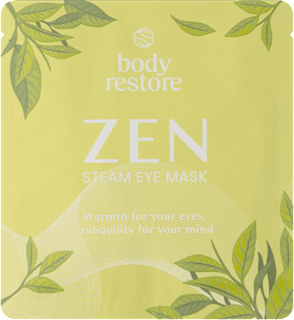 hřejivá maska na oči Zen Green Tea body restore