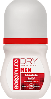 MEN Anti-Transpirant Roll-On Absolute ExtraDry Amber Scent Borotalco