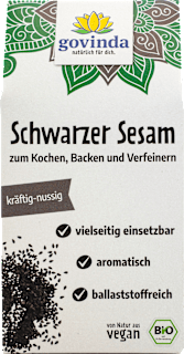Saaten Schwarzer Sesam govinda