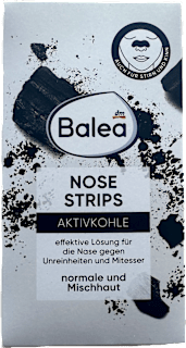 pleťové náplasti na nos s aktivním uhlím Balea