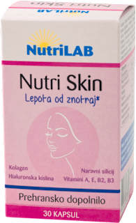 Prehransko dopolnilo za lepo kožo NUTRI SKIN NutriLAB