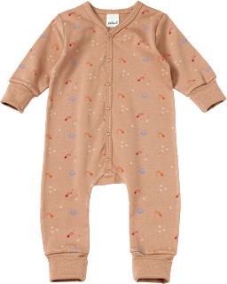 Schlafanzug mit Weltraum-Muster, braun, Gr. 74/80 ALANA