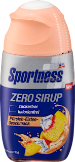 Sirup za pripravo osvežilnega napitka z okusom breskve in ledenega čaja Sportness