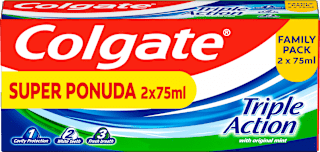 Triple Action pasta za zube, 2x75ml Colgate