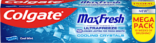 MaxFresh pasta za zube MEGA PACK - COOLING CRYSTALS Colgate