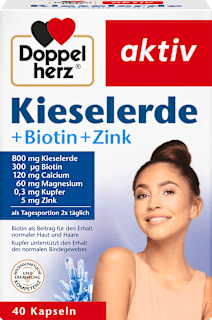 Kieselerde + Biotin + Zink Kapseln 40 St Doppelherz